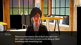 My new family 101 with brunette and redhead characters in hentai style