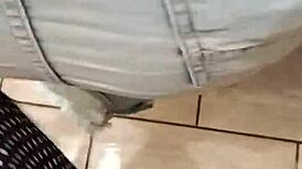 In skirtshouse, clara gets fucked while wearing her skirt and jeans in a casual homemade scene