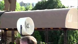 Cute Girl Gets Fucked by Two Big Cocks at Eiffel Tower 😍