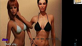 Intertwined 22: Waking Up Beside Sexy Topless Brunette for Hot Action.