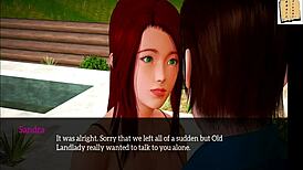 My new family 101 with brunette and redhead characters in hentai style