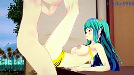 Beautiful anime with big-boobed women and creampie scenes