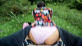 Sexo Al Aire Libre Con La Mejor Amiga De Mi Novia Usando Vestido Sexy!