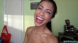Petite Latina Maid Gets Dirty in Wild Spanish Action