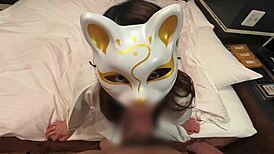 husband on business trip enjoys hotel night with partner