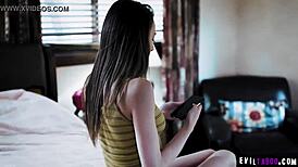 Kyler Quinn Caught Masturbating by Step Mom, Begs for Family Session