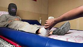 Servindo O Soldador Casado No Motel, Wow!