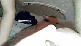 Petite Teen Sucks Cock Close-Up, Swallows Cum in Mouth