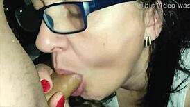 Heyy, this amateur milf gives the best blowjob with cum in mouth, unreal! 😘