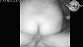 Old Cuckold Husband Films Wife's Big Ass Anal Sex with Skinny Endowed Man in Detailed Scene