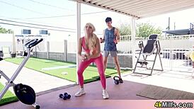 yo, beautiful bree’s workout gets wild with stepson’s morning wood surprise