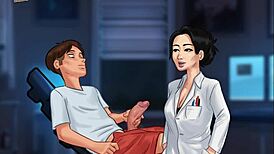 I Explore Summertime Saga Episode One Hundred Ten with the Brunette Teacher