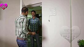 Cheating Boyfriend Fucks Friend At Office - Indian Girlfriend Watches