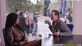 ebony babe paris the muse performs with group