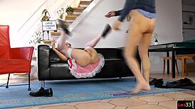 bigtits milf gets sixtynined and pussyfucked in stockings