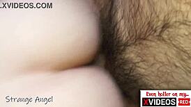 Gay couple has anal sex with cum inside.