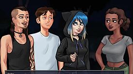 Summertime Saga episode 67 with amateur cartoon characters