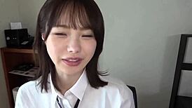 Part 2: Fake Beauty Teaches Love Techniques with Hairless Pussy and Creampie on Minimum Body