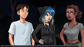 Summertime Saga episode 67 with amateur cartoon characters