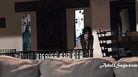 Seductive milf Lexi Luna rips clothes for intense hardcore sex with idiot stepson Josh Rivers