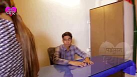 Cheating Boyfriend Fucks Friend At Office - Indian Girlfriend Watches