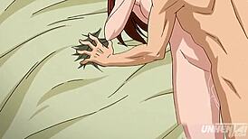 Wow, tight step sister pussy clashes with step brother's big cock in hentai!