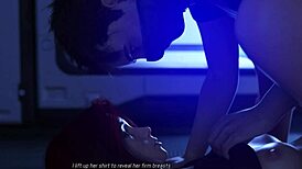 Projekt passion redhead gets fucked standing with foot on wall