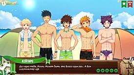 Exciting Game Friends Camp Episode Seventeen with Scout Badges and Russian Voice Acting!