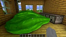 Gay cum flows like lava in realistic minecraft