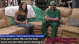 aria nicole bound and fucked on exam table by doctor tampa after hours at girlsgonegynocom