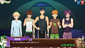 Exciting Game Friends Camp Episode Seventeen with Scout Badges and Russian Voice Acting!