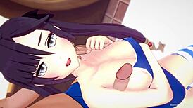 Mona Warms Cock With Bikini