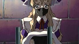 lezdom bdsm ass beading for restrained teen 18+ 😈