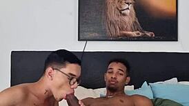 White guy calls for study, takes black dick in ass