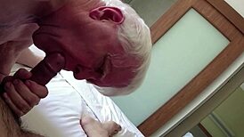 Horny Grandpa Sucks 38-Year-Old Straight Man Like His Girlfriend Never Could