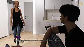 Blonde Milf Bent Over Doggy!