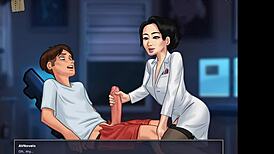 I Explore Summertime Saga Episode One Hundred Ten with the Brunette Teacher