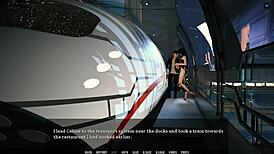 omg, givin a footjob in a restaurant, sexy 3d cartoon style, oops!