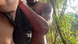 big black hetero guy fucks young ass behind school and cums in mouth