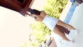 Mira's Creampie Scene In A Group Setting