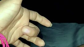 Masturbating My Pussy While Watching Hot Shemale Creampie Porn