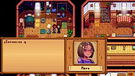 x stardew valley - maru part 1 in spanish - exploring the farm life and daily chores