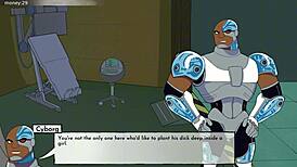 18titans part 21 - enjoying blackfire in hentai