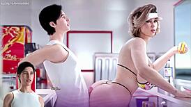 Stepmom's tight ass stuffed with massive 10-inch cock