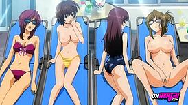 哟，看看他们和新的继兄弟在狂野的变态中见面！😏