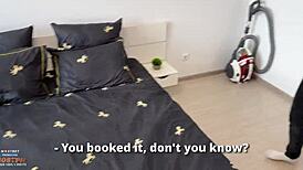 I roughly fucked my stepsister in the shared bed cuz she booked one room - likabusy