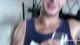 Straight Guy Sucks Cock for Cash in Hardcore Gay Action!