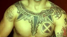 2019 joker jacks off in cosplay costume.