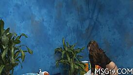 Relaxing massage session with intriguing techniques