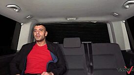 Rescued Blonde Rewards Stranger in Van with Perfect Body! Rides Cowgirl and Deepthroats